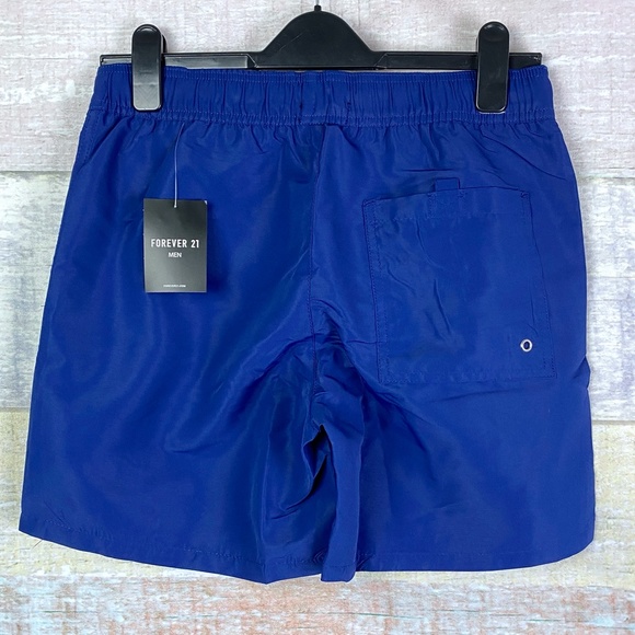 Forever21 Men Swimwear Bottoms in Dark Blue - Picture 3 of 6
